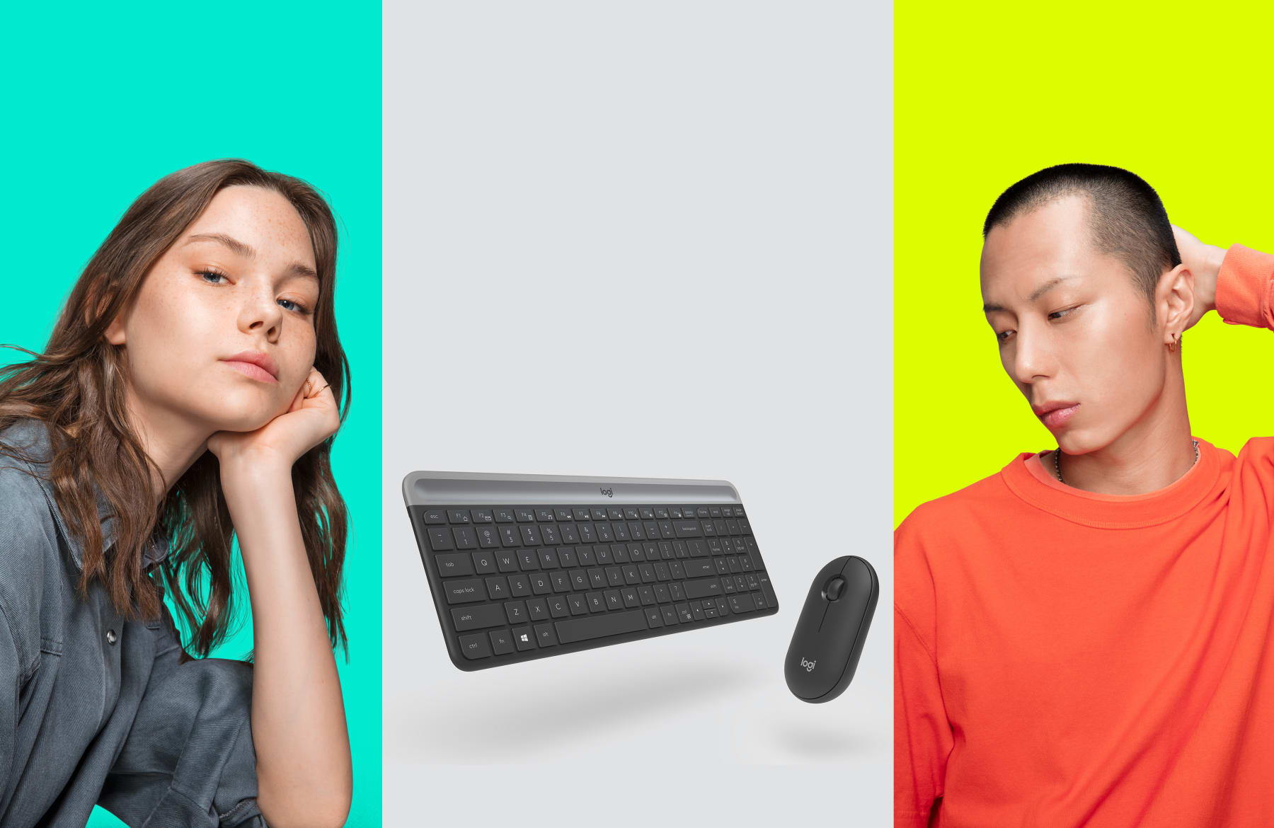 Giới thiệu Bộ bàn phím + chuột không dây Logitech MK470 (USB/màu đen) 